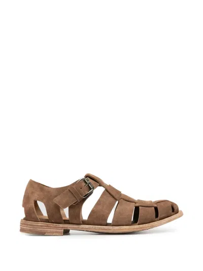 Officine Creative Archive 521 Leather Sandals In Brown
