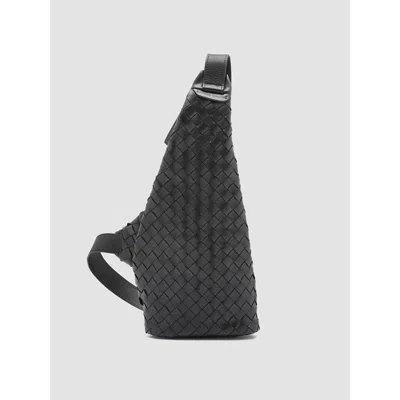 Officine Creative Armor 05 Woven Clutch In Black