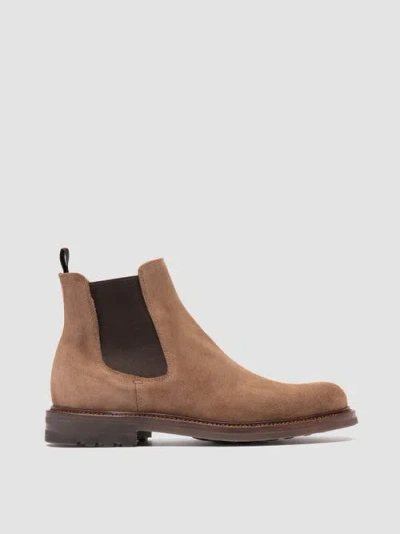 Officine Creative Aston Flexi 004 Suede Chelsea Boots In Animal Print