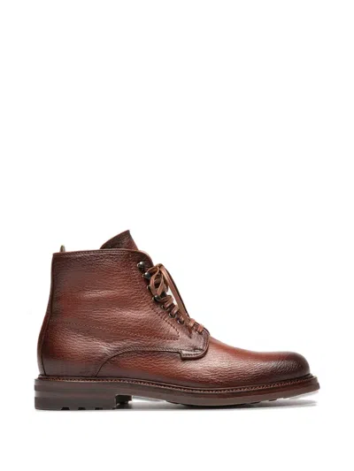 Officine Creative Aston Flexi Lace-up Boots In Brown