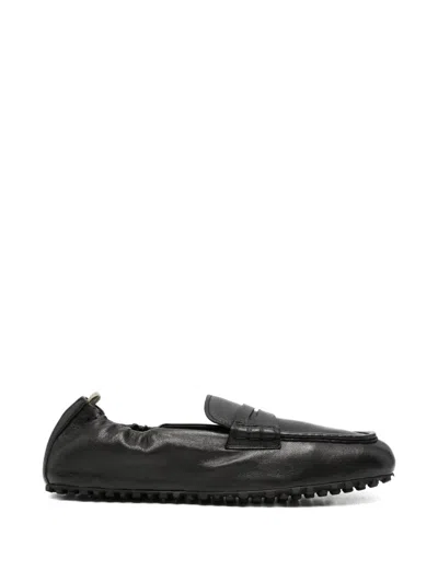 Officine Creative Avis 001 Leather Loafers In Black