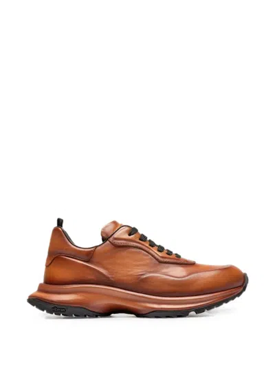Officine Creative Axis 101 Sneakers In Brown