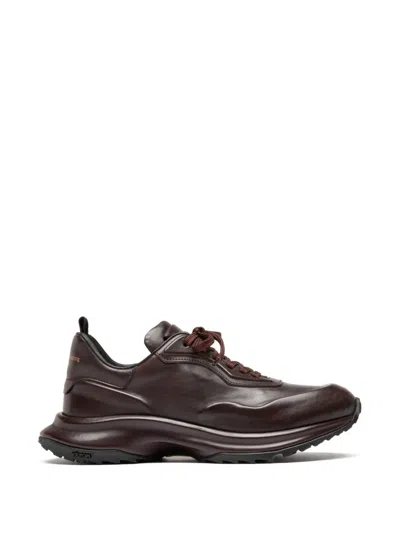 Officine Creative Axis Lace-up Sneakers In Burgundy