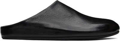 Officine Creative Black Babouche 001 Mules In Spalla Volanata Nero