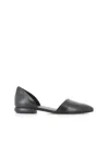 Officine Creative Leather Ballerina Shoes In Black