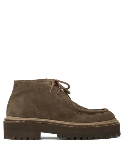 Officine Creative Beige Rubber Loafers In Brown