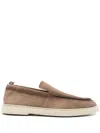 Officine Creative Brown Rubber Loafers In Multi