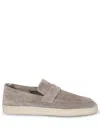 Officine Creative Beige Slip-on Loafers With Prominent Upper Strap