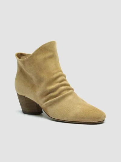 Officine Creative Beth 006 Light Suede Bootie In Brown