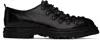 Officine Creative Black Artik 003 Oxfords In Canyon Nero
