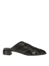 Officine Creative Sage 105 Leather Mules In Black