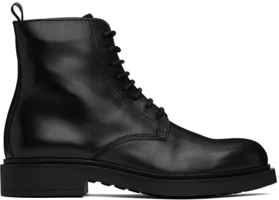 Officine Creative Black Engineer 005 Boots In Nero