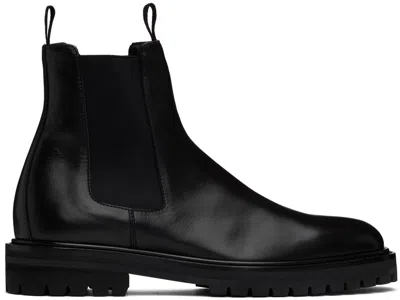 Officine Creative Joss Slip-on Leather Chelsea Boots In Buttero Nero