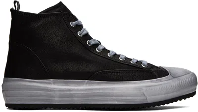 Officine Creative Mes High Top Sneakers In Soft Black