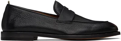 Officine Creative Black Opera 001 Loafers In Nero