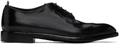 Officine Creative Black Signature 001 Oxfords In Nero