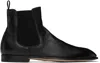 Officine Creative Black Solitude 004 Chelsea Boots In Nero