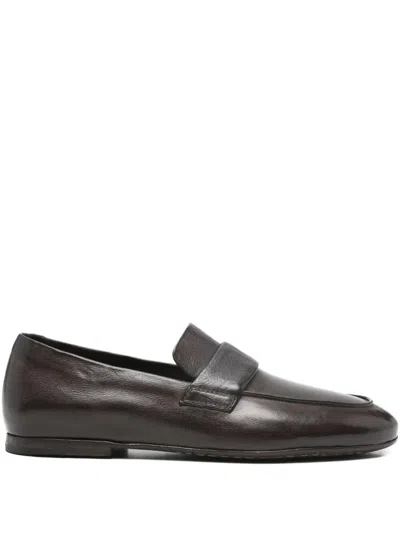 Officine Creative Blair Dd Strap Loafers In Brown