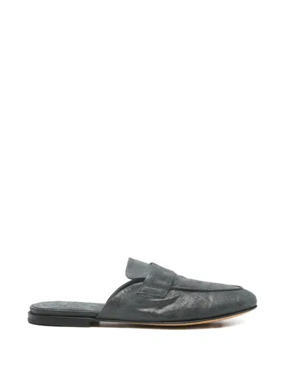 Officine Creative Blair Loafer-style Flat Mules In Gray