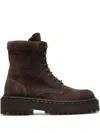 Officine Creative Blossom Lace-up Boots In Brown