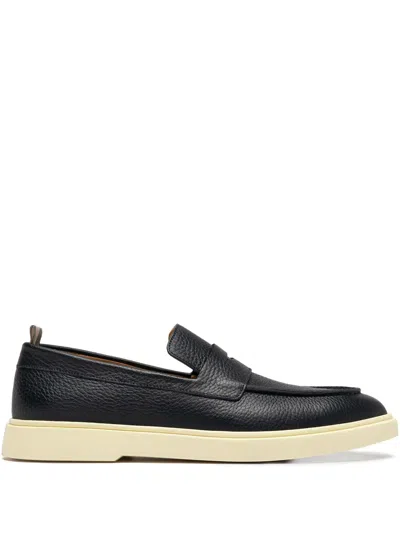 Officine Creative Bones 001 Loafers In Black