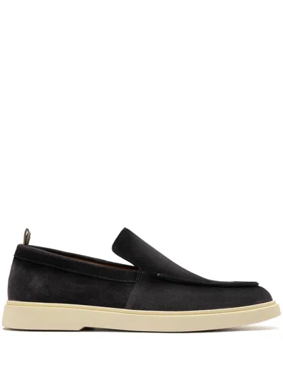 Officine Creative Bones 002 Loafers In Blue
