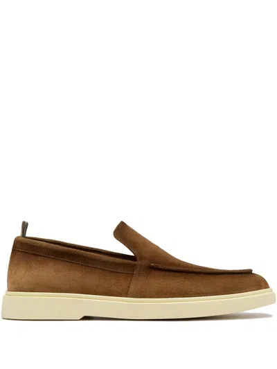 Officine Creative Bones 002 Loafers In Brown