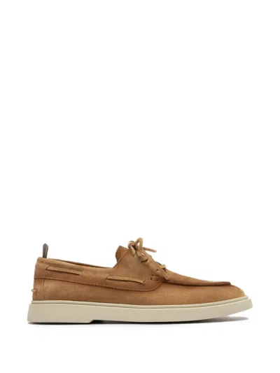 Officine Creative Bones 013 Segelschuhe In Brown