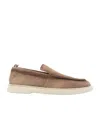 Officine Creative Brown Rubber Loafers In Multi