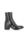 Officine Creative 55mm Denner Zip-detail Leather Boots In Black