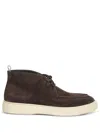 Officine Creative Frame 002 Suede Ankle Boots In Brown