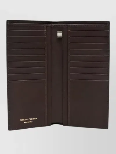 Officine Creative Boudin 25 Leather Bifold Wallet