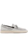 Officine Creative Bow-detailed Loafers In Grey