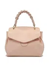 Officine Creative Braided-handle Shoulder Bag In Pink