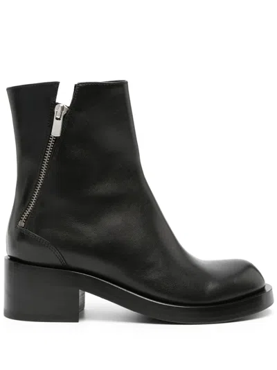 Officine Creative Brett 003 55mm Ankle Boots In Black