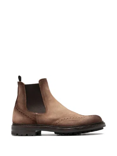 Officine Creative Bristol Leather Boots In Multi