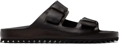 Officine Creative Brown Agorà 010 Sandals In Coffee