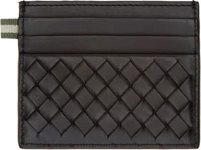 Officine Creative Brown Boudin 122 Card Holder In Moro