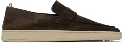 Officine Creative Brown Herbie 001 Loafers In Testa Di Moro