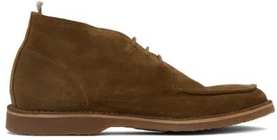 Officine Creative Brown Kent 002 Boots In Toscano