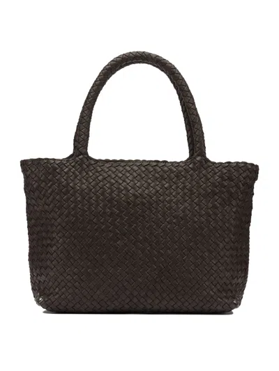 Officine Creative Brown Leather Shoulder Bag