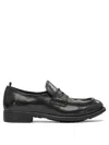 Officine Creative Penny Leather Loafers In Black