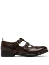 Officine Creative Calixte 046 Wing-tip Brogues In Brown