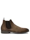 Officine Creative Elastic-sided Suede Boots In Brown