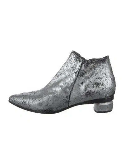 Pre-owned Officine Creative Chelsea Boots In Silver