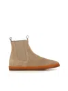 Officine Creative Elasticated Leather Boots In Beige