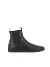 Officine Creative Leather Ankle Boots In Black