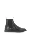 Officine Creative Leather Ankle Boots In Black