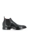 Officine Creative Elastic-panel Leather Boots In Black