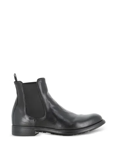 Officine Creative Chronicle Elasticated-side Leather Boots In Multi